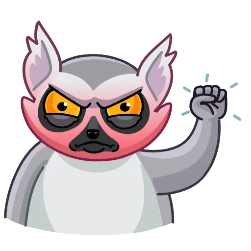 😠 Эмодзи «Lemurio» для Telegram