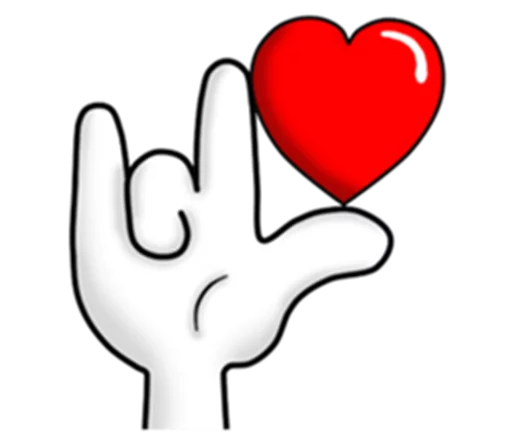 🤘 Стикер «Love Love» для Telegram