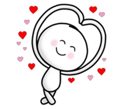 🙆 Стикер «Love Love» для Telegram