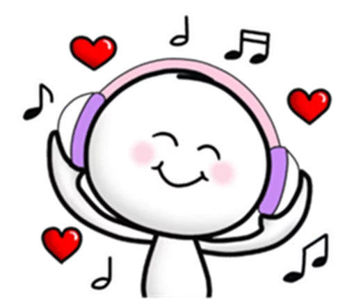 🎧 Стикер «Love Love» для Telegram
