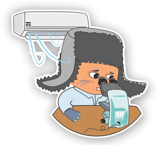 🥶 Стикер «LabHub» для Telegram
