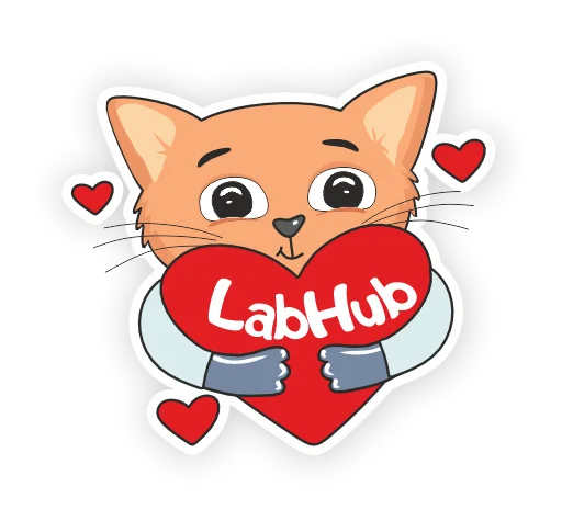 💓 Стикер «LabHub» для Telegram