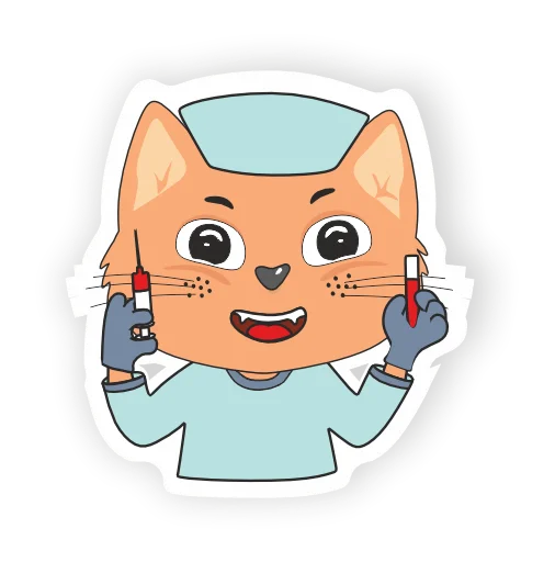 🩸 Стикер «LabHub» для Telegram