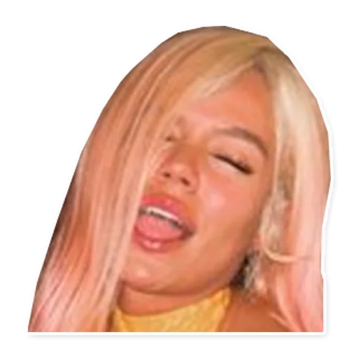 😝 Стикер «KAROL G КАРОЛЬ ДЖИ» для Telegram