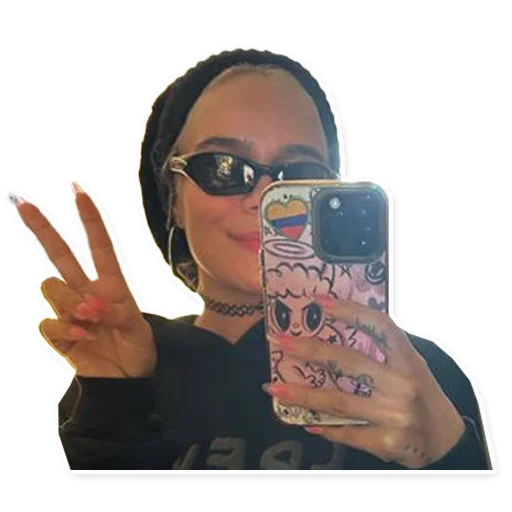 ✌️ Стикер «KAROL G КАРОЛЬ ДЖИ» для Telegram