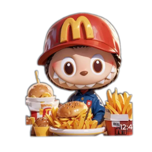 🍟 Стикер «LABUBU LOVERS ITALIA» для Telegram