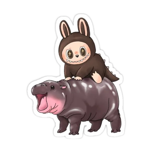 👄 Стикер «LABUBU LOVERS ITALIA» для Telegram