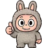 Стикер 4 Labubu