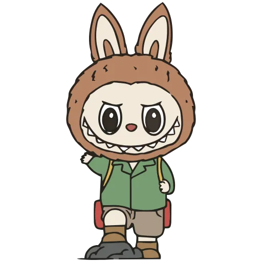 Стикер 53 Labubu #trand #emoji