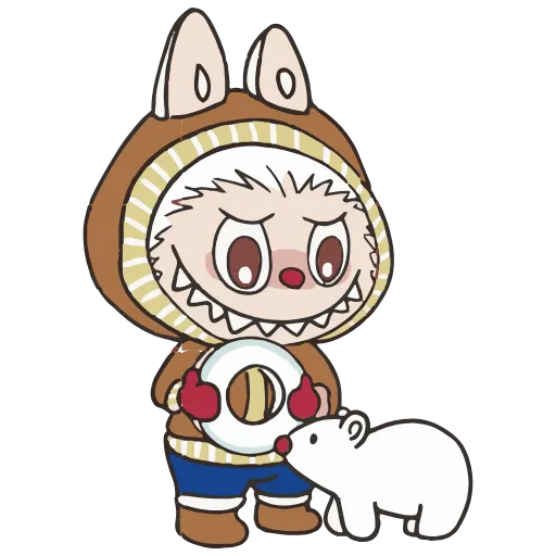 Стикер 44 Labubu #trand #emoji