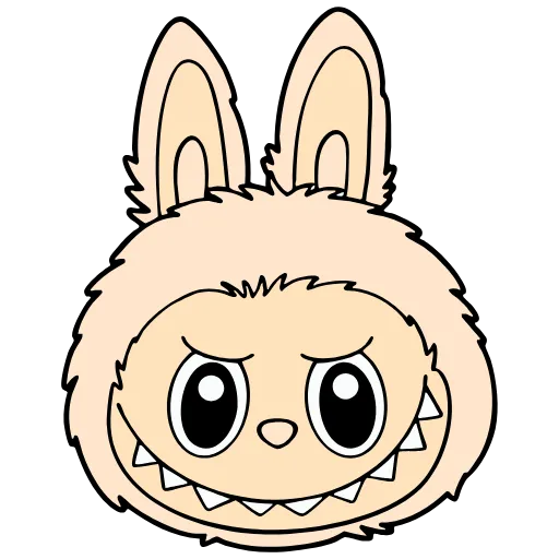 Стикер 55 Labubu #trand #emoji