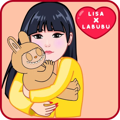 ❤️‍🔥 Стикер «Labubu» для Telegram