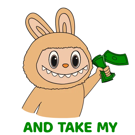 🤑 Стикер «Labubu» для Telegram