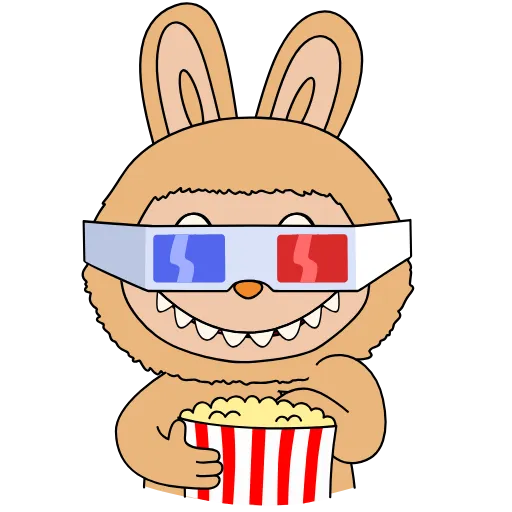 🍿 Стикер «Labubu» для Telegram