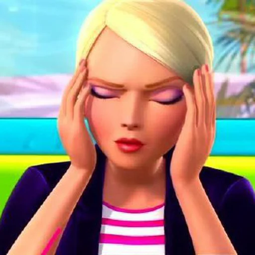 🤪 Стикер «Barbie mix» для Telegram