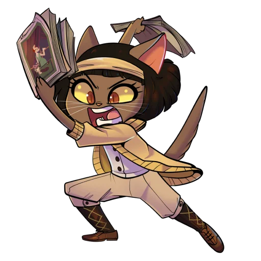📚 Стикер «Lackadaisy Emoji Pack» для Telegram