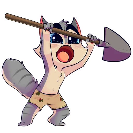 🥄 Стикер «Lackadaisy Emoji Pack» для Telegram