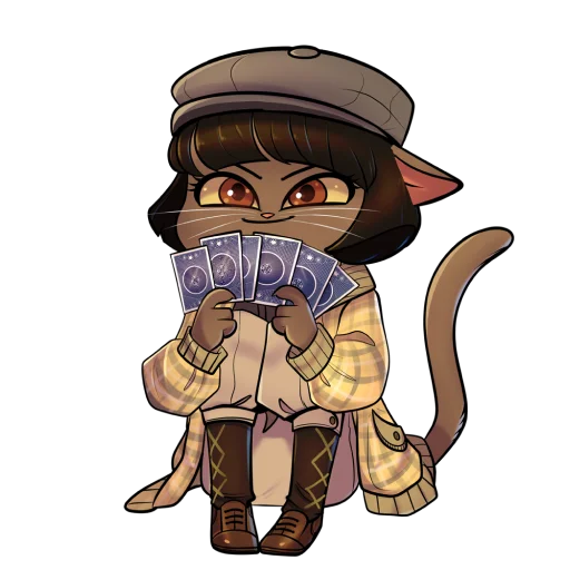 🃏 Стикер «Lackadaisy Emoji Pack» для Telegram