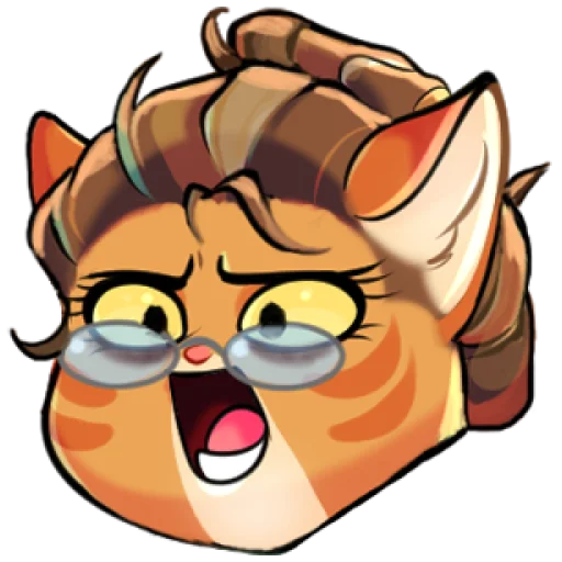 😩 Стикер «Lackadaisy Emoji Pack» для Telegram
