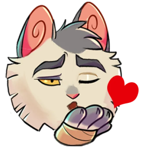 💋 Стикер «Lackadaisy Emoji Pack» для Telegram