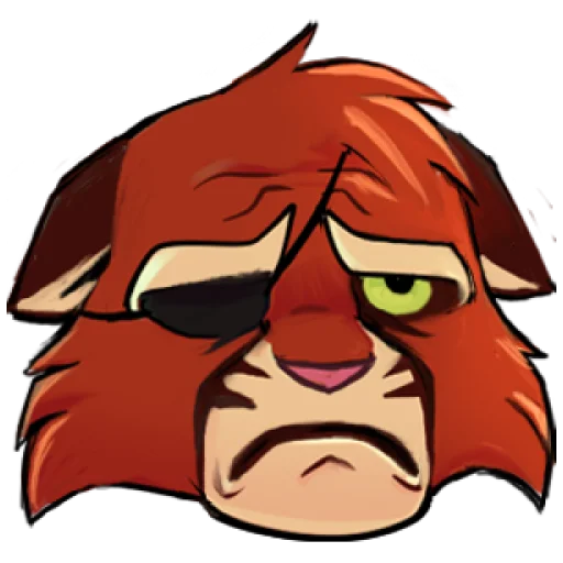 😠 Стикер «Lackadaisy Emoji Pack» для Telegram