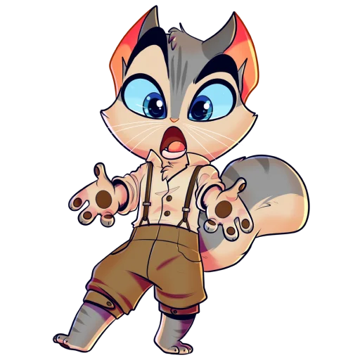 😳 Стикер «Lackadaisy Emoji Pack» для Telegram