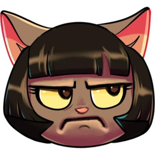 😒 Стикер «Lackadaisy Emojis Resized» для Telegram