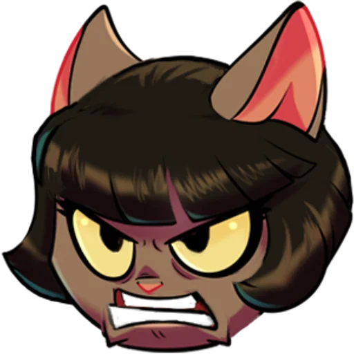 😡 Стикер «Lackadaisy Emojis Resized» для Telegram