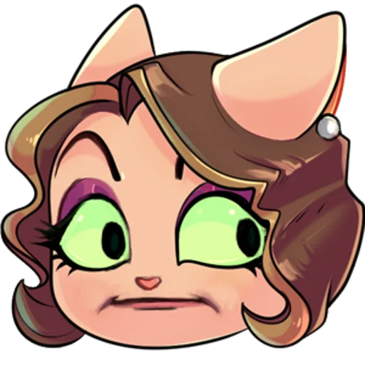 😐 Стикер «Lackadaisy Emojis Resized» для Telegram