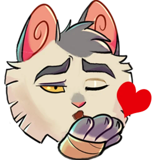 😘 Стикер «Lackadaisy Emojis Resized» для Telegram