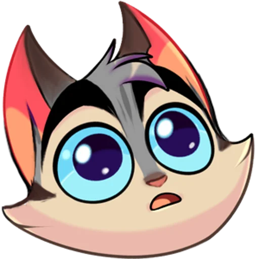 😳 Стикер «Lackadaisy Emojis Resized» для Telegram