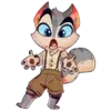 😳 Эмодзи «lackadaisy» для Telegram