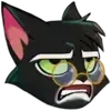 😾 Эмодзи «lackadaisy» для Telegram