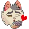 💋 Эмодзи «lackadaisy» для Telegram