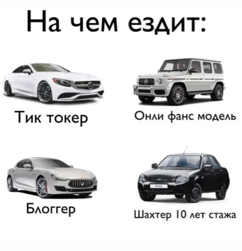🥲 Стикер «отечественный автопром» для Telegram