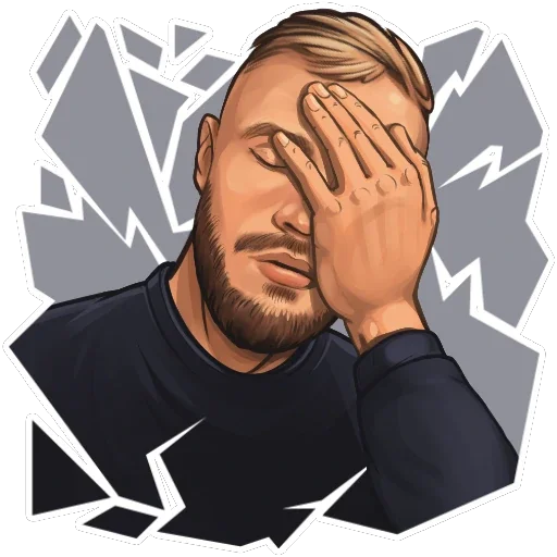 🤦‍♂️ Стикер «Ладесов Дмитрий» для Telegram