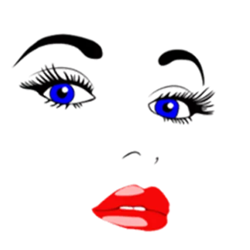 😛 Стикер «Ladies Faces» для Telegram