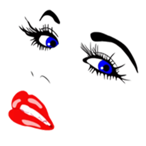 😗 Стикер «Ladies Faces» для Telegram