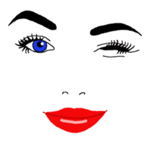 😠 Стикер «Ladies Faces» для Telegram