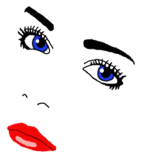 😡 Стикер «Ladies Faces» для Telegram