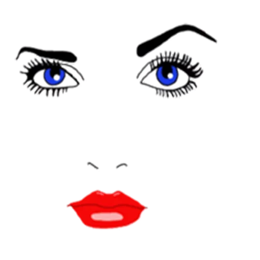 😏 Стикер «Ladies Faces» для Telegram