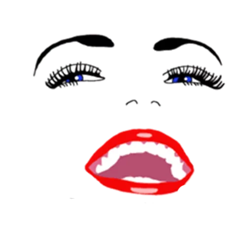 ☹️ Стикер «Ladies Faces» для Telegram