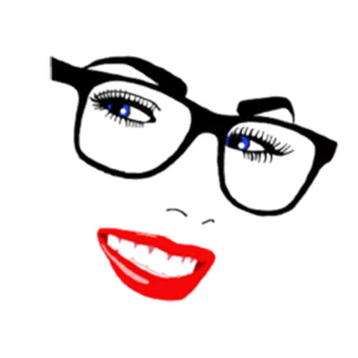 😵 Стикер «Ladies Faces» для Telegram
