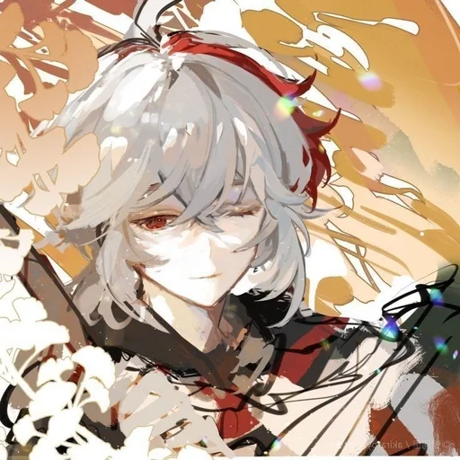 🍃 Стикер «Kaedehara Kazuha» для Telegram