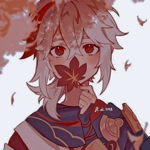 🍃 Стикер «Kaedehara Kazuha» для Telegram
