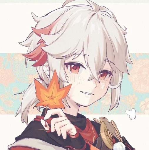 🍃 Стикер «Kaedehara Kazuha» для Telegram