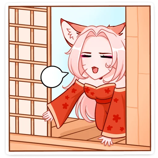 ☺️ Стикер «Кицунэ Аи» для Telegram