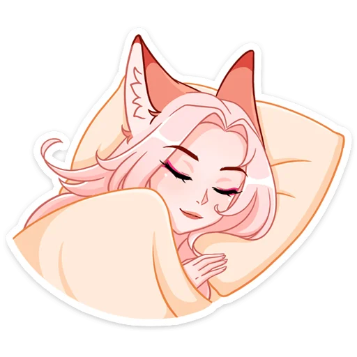 😴 Стикер «Кицунэ Аи» для Telegram