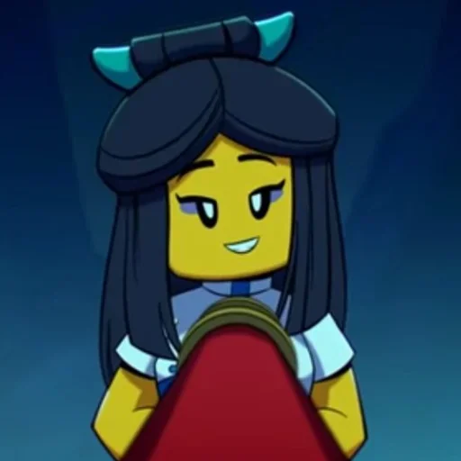 🧊 Стикер «Lady Bone Demon - Monkie Kid» для Telegram