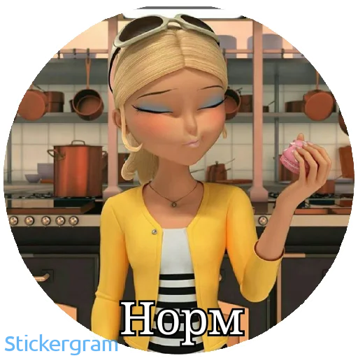 👍 Стикер «Lady bug Cat noir» для Telegram